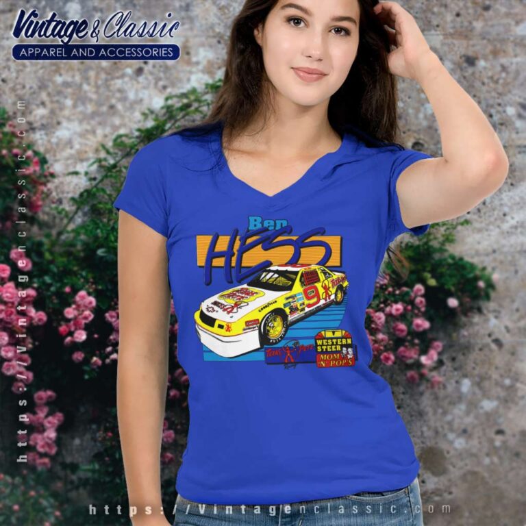 Vintage Ben Hess Texas Pete Chevy Nascar V Neck TShirt Vintage Ben Hess Texas Pete Chevy Nascar V Neck TShirt