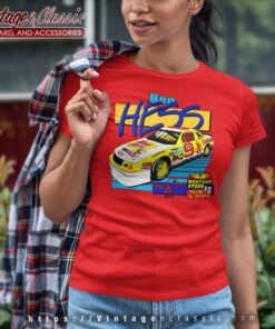 Vintage Ben Hess Texas Pete Chevy Nascar Women TShirt