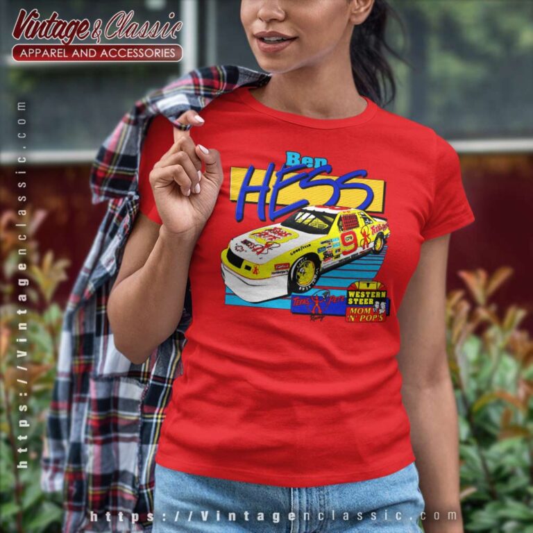 Vintage Ben Hess Texas Pete Chevy Nascar Women TShirt Vintage Ben Hess Texas Pete Chevy Nascar Women TShirt