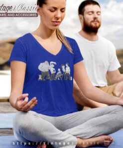 Vintage Betty Boop And Popeye Parody V Neck TShirt