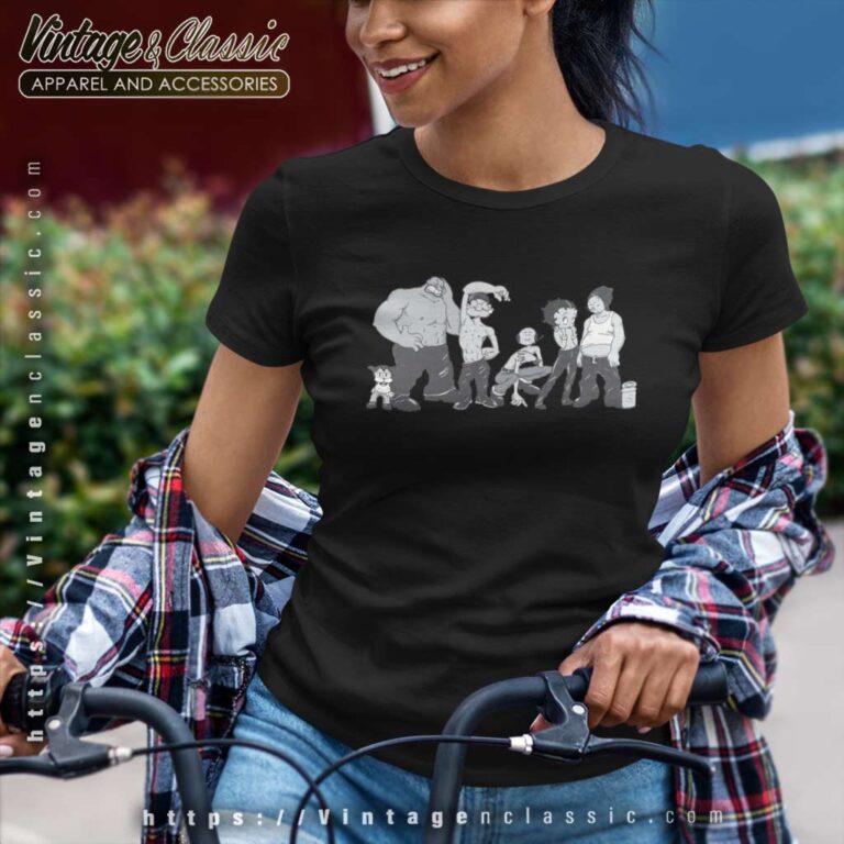 Vintage Betty Boop And Popeye Parody Women TShirt Vintage Betty Boop And Popeye Parody Women TShirt