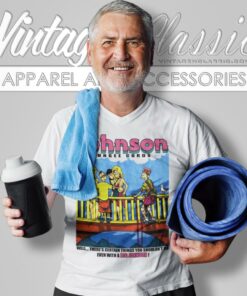 Vintage Big Johnson Bungee Cords V Neck TShirt 1