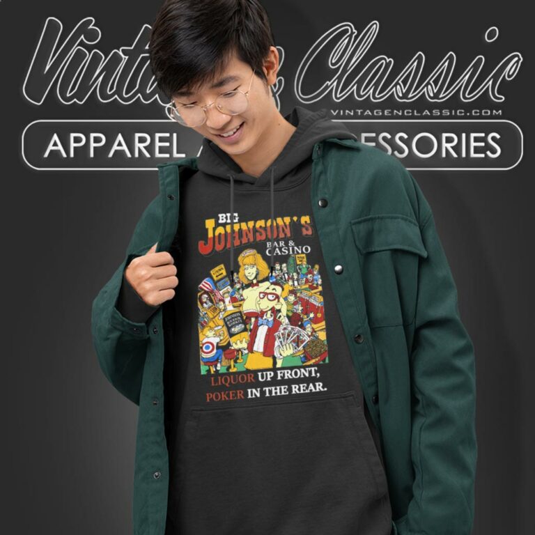 Vintage Big Johnson Shirt Bar And Casino Hoodie Vintage Big Johnson Shirt Bar And Casino Hoodie