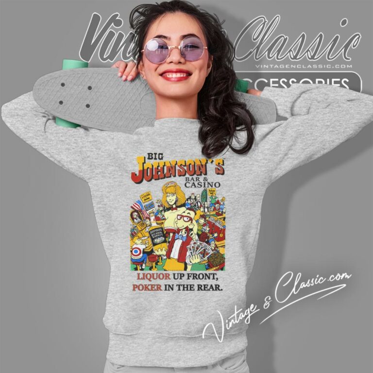 Vintage Big Johnson Shirt Bar And Casino Sweatshirt Vintage Big Johnson Shirt Bar And Casino Sweatshirt