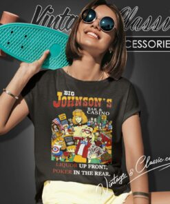 Vintage Big Johnson Shirt Bar And Casino 6 Vintage Big Johnson Shirt Bar And Casino Women T Shirt