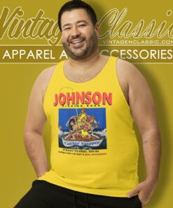 Vintage Big Johnson Shirt Fishing Rods Tank Top Racerback