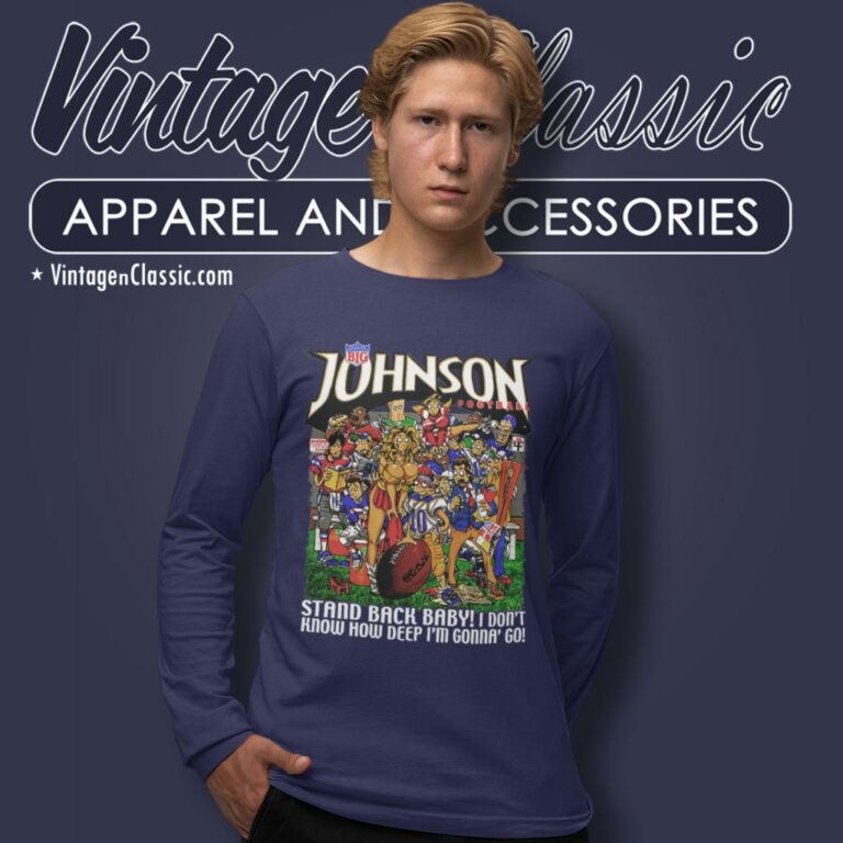 Vintage Big Johnson Shirt Nfl Football E Normus Long Sleeve Tee 1 Vintage Big Johnson Shirt Nfl Football E Normus Long Sleeve Tee 1