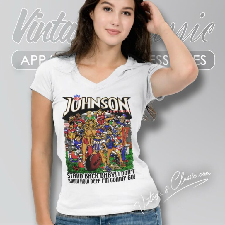Vintage Big Johnson Shirt Nfl Football E Normus V Neck TShirt 1 Vintage Big Johnson Shirt Nfl Football E Normus V Neck TShirt 1