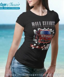 Vintage Bill Elliott 11 Bud Nascar Women TShirt 1