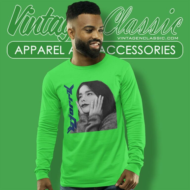 Vintage Bjork Debut Graphic Long Sleeve Tee Vintage Bjork Debut Graphic Long Sleeve Tee