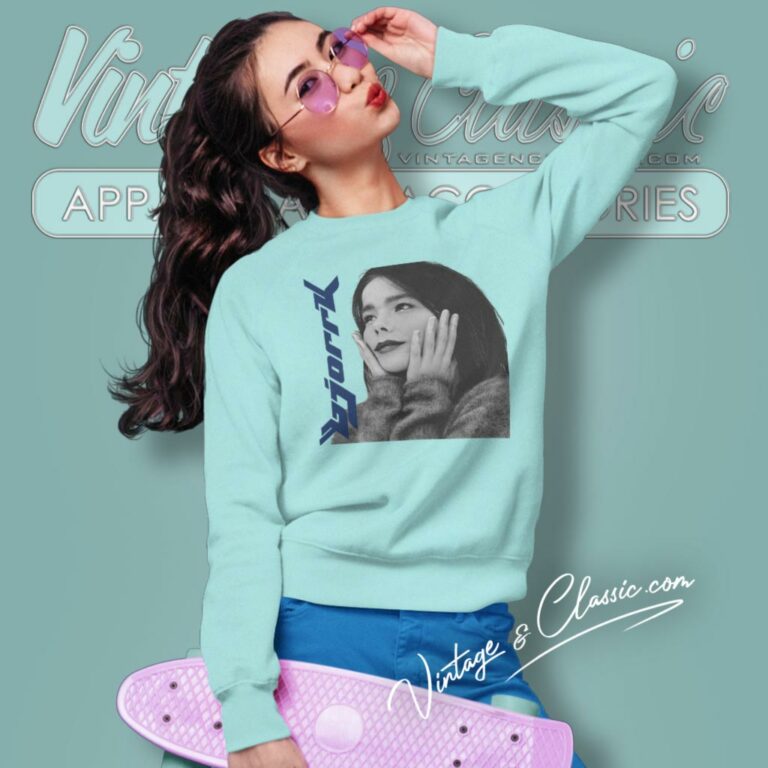 Vintage Bjork Debut Graphic Sweatshirt Vintage Bjork Debut Graphic Sweatshirt