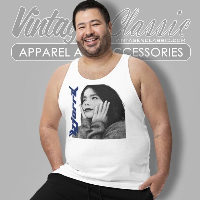 Vintage Bjork Debut Graphic Tank Top Racerback Vintage Bjork Debut Graphic Tank Top Racerback