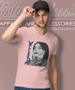 Vintage Bjork Debut Graphic Shirt 5 Vintage Bjork Debut Graphic V Neck TShirt