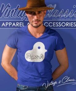 Vintage Bjork Rubber Duck Tour Shirt 4 Vintage Bjork Rubber Duck Tour V Neck TShirt