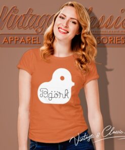 Vintage Bjork Rubber Duck Tour Shirt 5 Vintage Bjork Rubber Duck Tour Women T Shirt