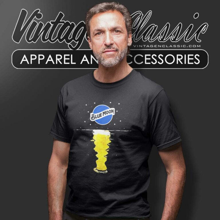 Vintage Blue Moon Beer Reflection T Shirt Vintage Blue Moon Beer Reflection T Shirt