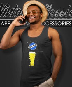 Vintage Blue Moon Beer Reflection Tank Top Racerback