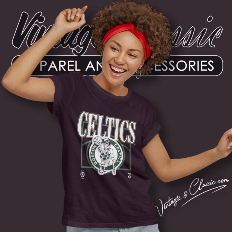 Vintage Boston Celtics Basketball Women TShirt Vintage Boston Celtics Basketball Women TShirt