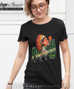 Vintage Boston Celtics Robert Parish Nba Chief Women TShirt