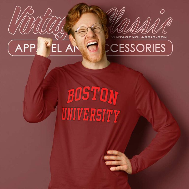 Vintage Boston University Long Sleeve Tee Vintage Boston University Long Sleeve Tee
