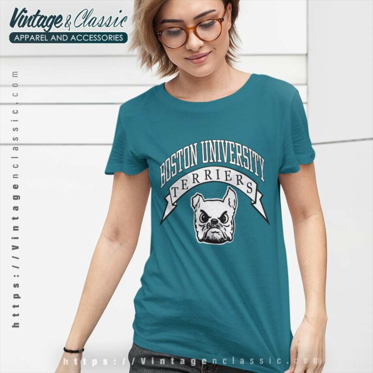 Vintage Boston University Terriers Women TShirt Vintage Boston University Terriers Women TShirt