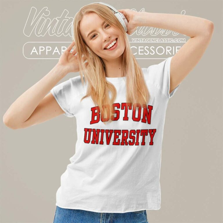 Vintage Boston University Women TShirt Vintage Boston University Women TShirt
