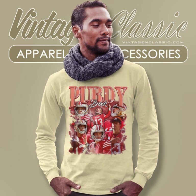 Vintage Brock Purdy Classic 90s Graphic Long Sleeve Tee Vintage Brock Purdy Classic 90s Graphic Long Sleeve Tee