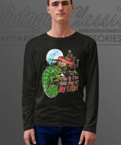 Vintage Budweiser Chameleon Best Day Of My Life Long Sleeve Tee