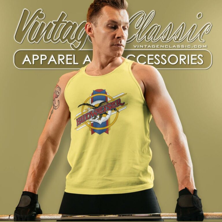 Vintage Budweiser Eagle Beer Tank Top Racerback Vintage Budweiser Eagle Beer Tank Top Racerback