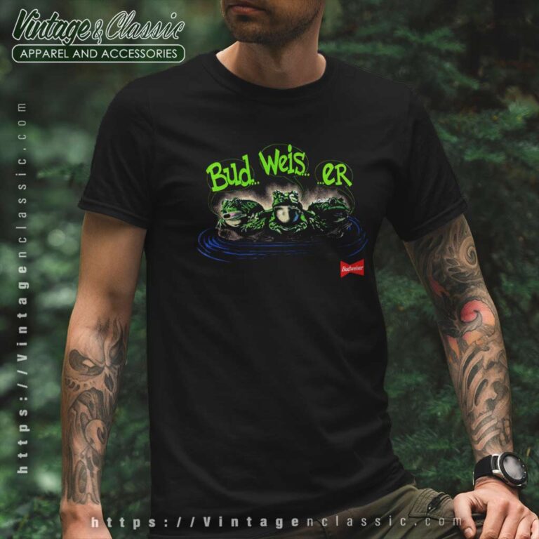 Vintage Budweiser Frogs Funny T Shirt Vintage Budweiser Frogs Funny T Shirt