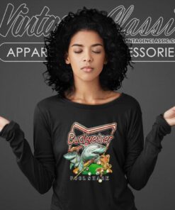Vintage Budweiser Pool Shark Long Sleeve Tee