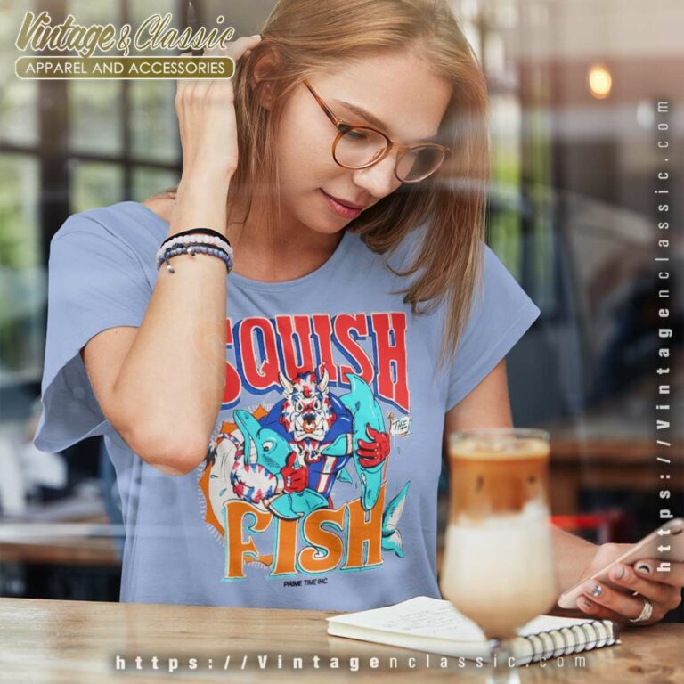 Vintage Buffalo Bills Squish The Fish Shirt 90s Nfl Football Miami Dolphins Women TShirt Vintage Buffalo Bills Squish The Fish Shirt 90s Nfl Football Miami Dolphins Women TShirt