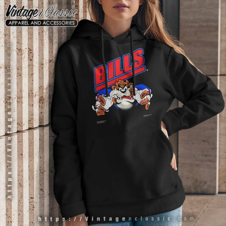 Vintage Buffalo Bills Taz Football Hoodie Vintage Buffalo Bills Taz Football Hoodie