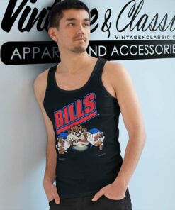 Vintage Buffalo Bills Taz Football Tank Top Racerback