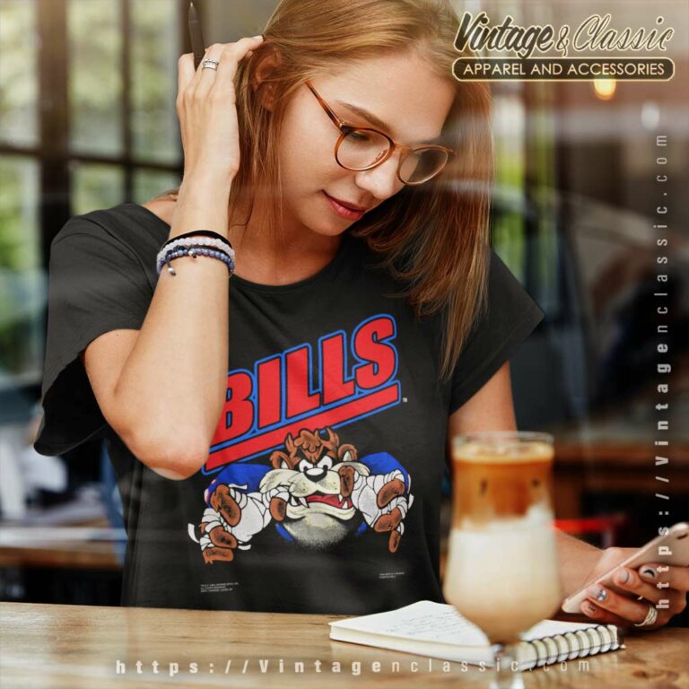 Vintage Buffalo Bills Taz Football Women TShirt Vintage Buffalo Bills Taz Football Women TShirt