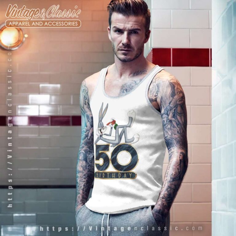 Vintage Bugs Bunny 50th Birthday Anniversary Tank Top Racerback Vintage Bugs Bunny 50th Birthday Anniversary Tank Top Racerback