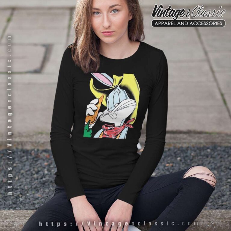 Vintage Bugs Bunny Cowboy Long Sleeve Tee Vintage Bugs Bunny Cowboy Long Sleeve Tee