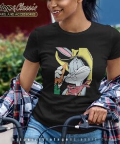 Vintage Bugs Bunny Cowboy Shirt 6 Vintage Bugs Bunny Cowboy Women TShirt