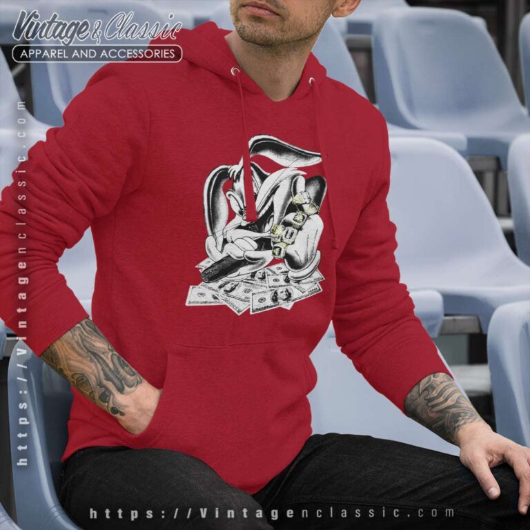 Vintage Bugs Bunny Gangster Cash Jewelry Hoodie 1 Vintage Bugs Bunny Gangster Cash Jewelry Hoodie 1