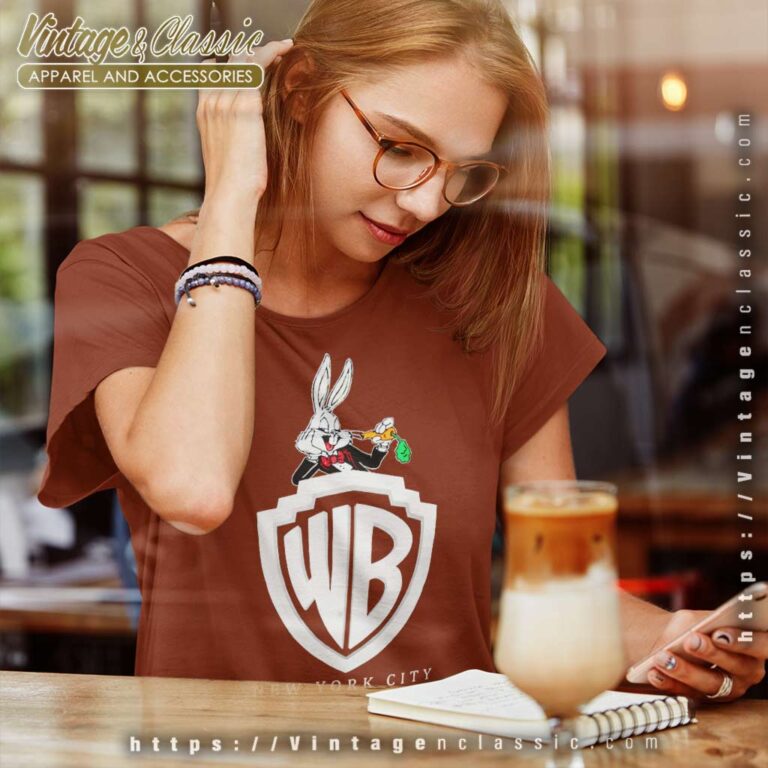 Vintage Bugs Bunny Warner Bros Nyc Women TShirt Vintage Bugs Bunny Warner Bros Nyc Women TShirt