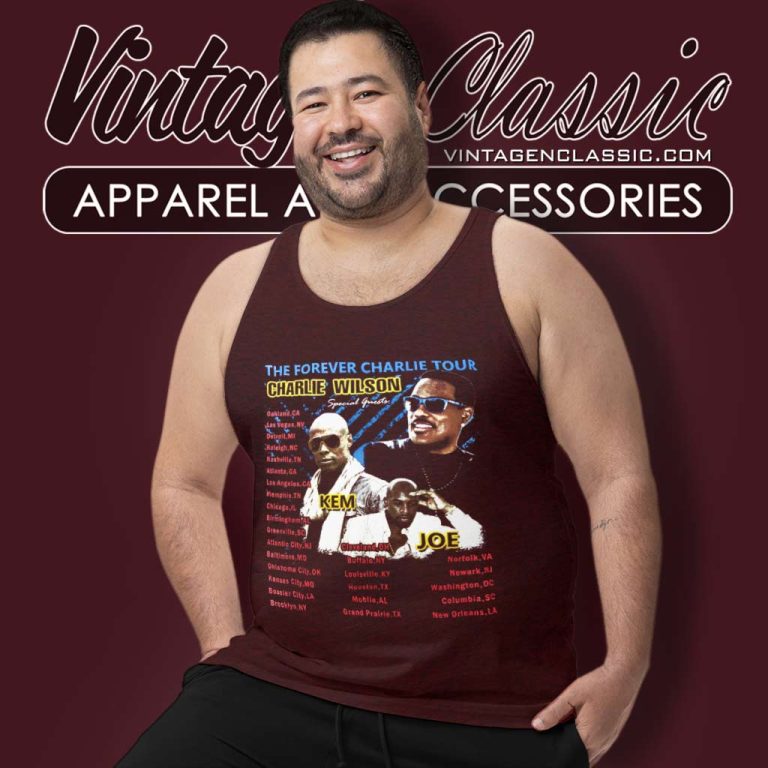 Vintage Charlie Shirt Wilson The Forever Charlie Tour Concert Tank Top Racerback Vintage Charlie Shirt Wilson The Forever Charlie Tour Concert Tank Top Racerback