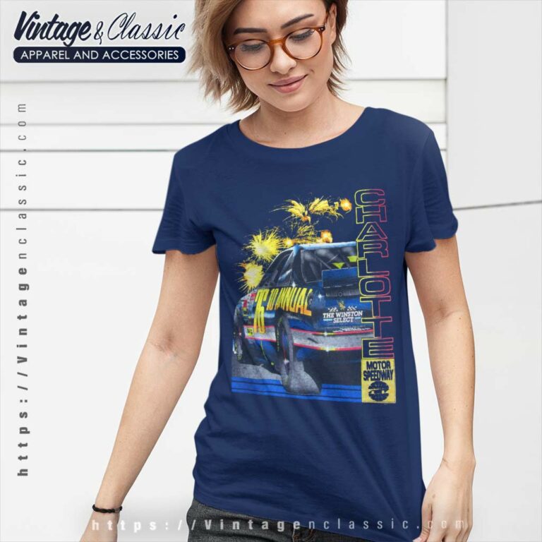 Vintage Charlotte Motor Speedway Women TShirt Vintage Charlotte Motor Speedway Women TShirt