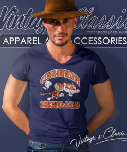 Vintage Cincinnati Bengals 1968 Shirt 5 Vintage Cincinnati Bengals 1968 V Neck TShirt