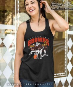 Vintage Cleveland Browns Looney Tunes Tank Top Racerback