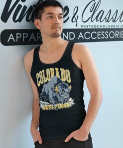 Vintage Colorado Buffaloes Football Tank Top Racerback