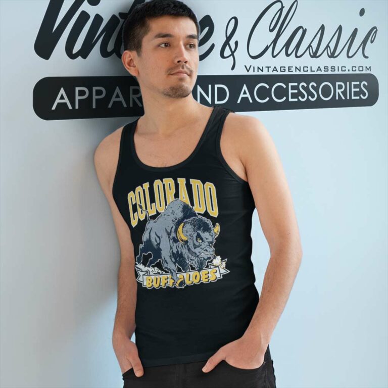 Vintage Colorado Buffaloes Football Tank Top Racerback Vintage Colorado Buffaloes Football Tank Top Racerback