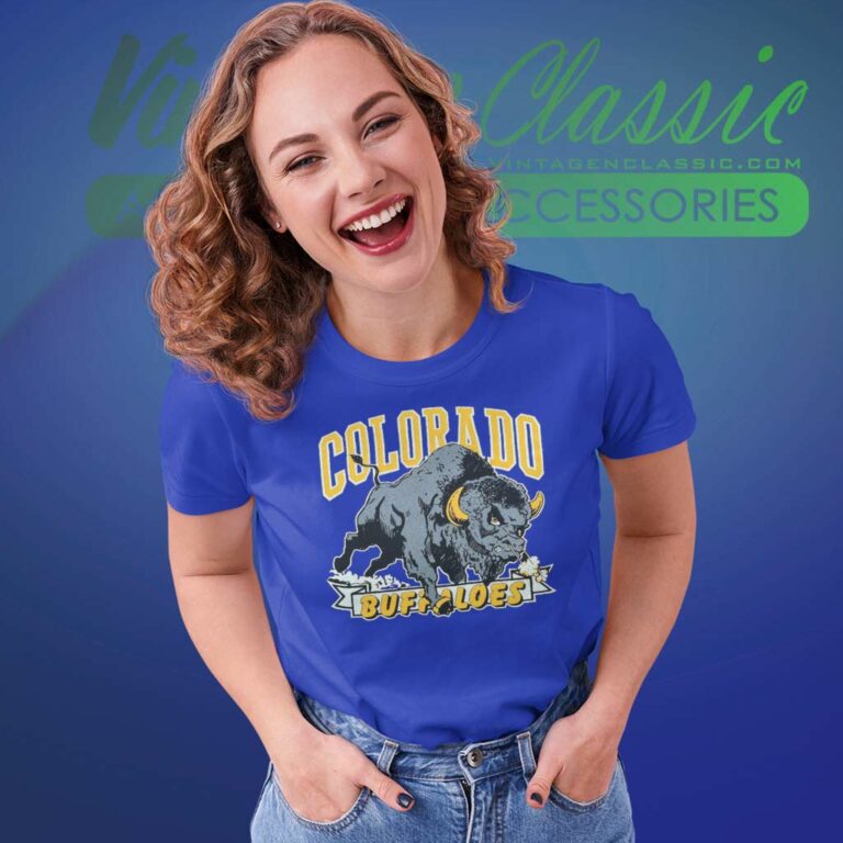 Vintage Colorado Buffaloes Football Women TShirt Vintage Colorado Buffaloes Football Women TShirt