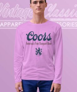 Vintage Coors Banquet Logo Long Sleeve Tee