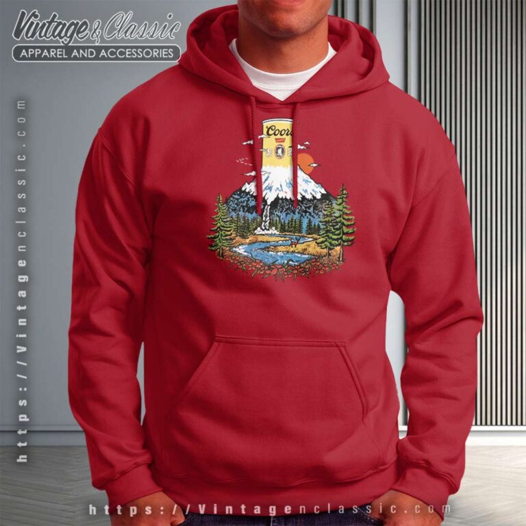 Vintage Coors Banquet Mountain Hoodie Vintage Coors Banquet Mountain Hoodie