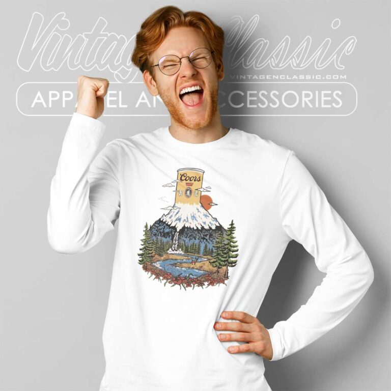 Vintage Coors Banquet Mountain Long Sleeve Tee Vintage Coors Banquet Mountain Long Sleeve Tee